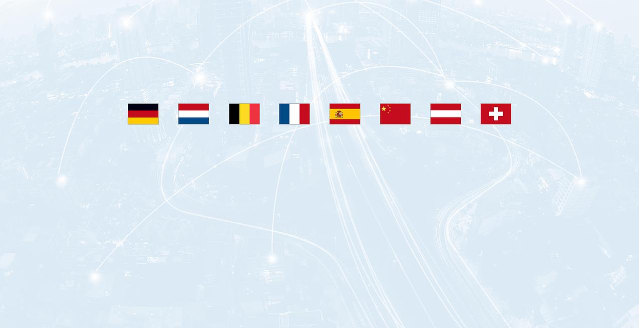 Flaggen der Länder des VAT Summits