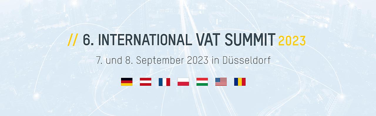 Logo des International VAT Summits 2023