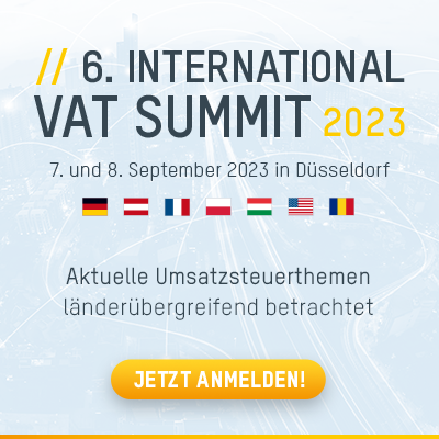 Logo VAT-Summit mit Länderflaggen