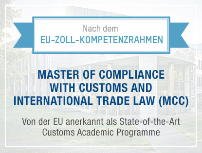EU-Zertifizierung für den MCC-Studiengang